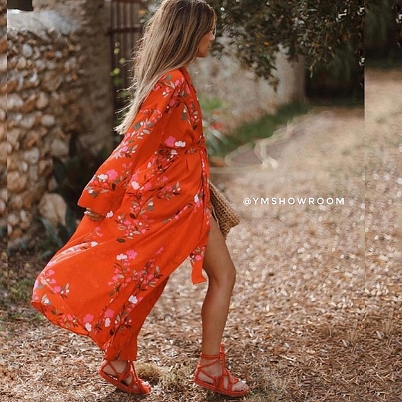 ZARA long floral dress - Picture 3 of 13